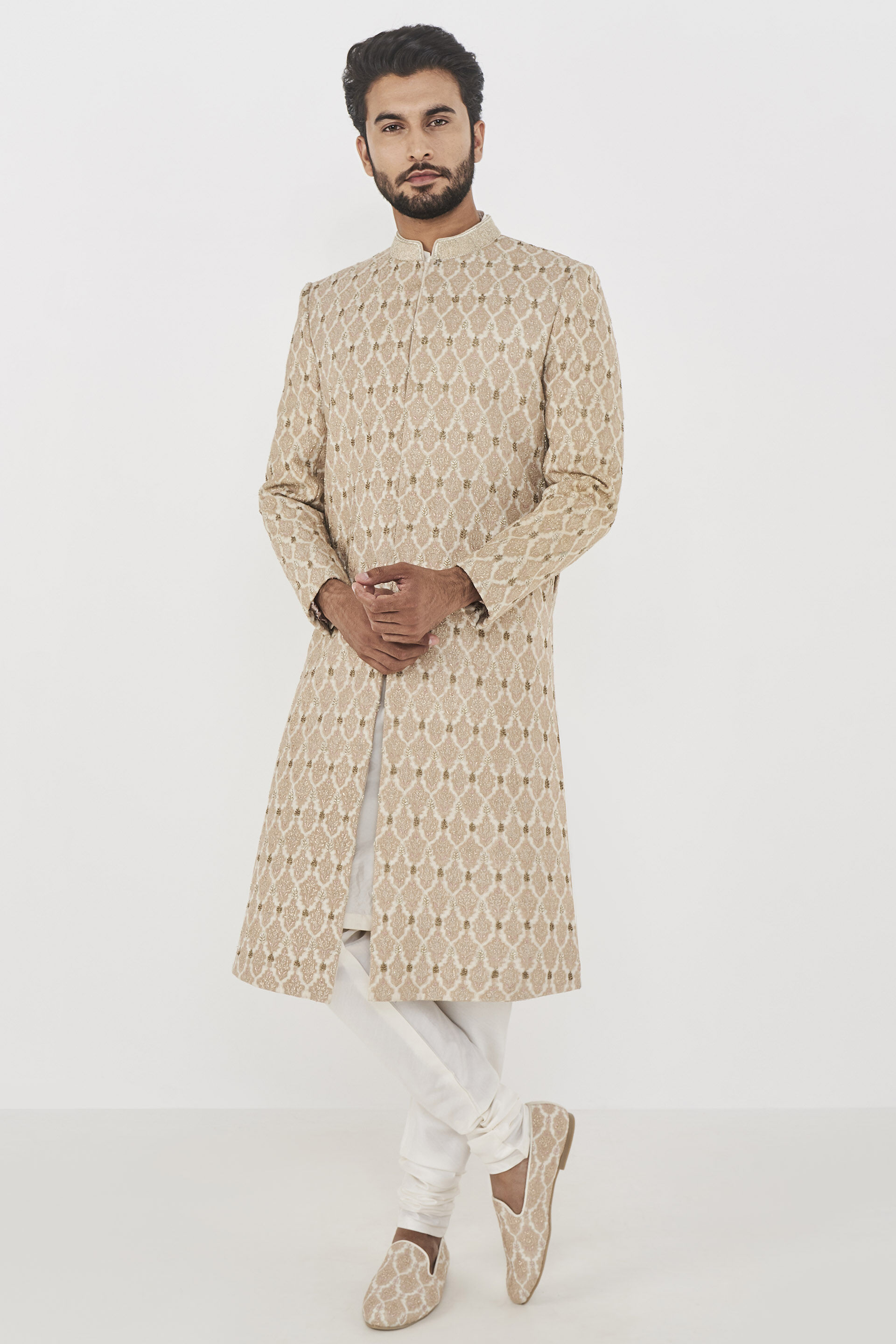 Nirvaan Sherwani - Off White, Off White, image 2